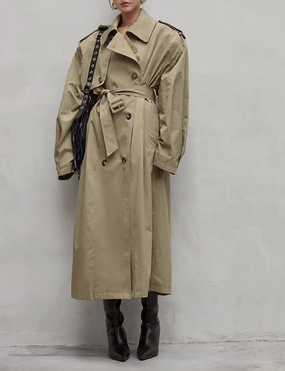 Oversized Padded Trench Coat-PREORDER