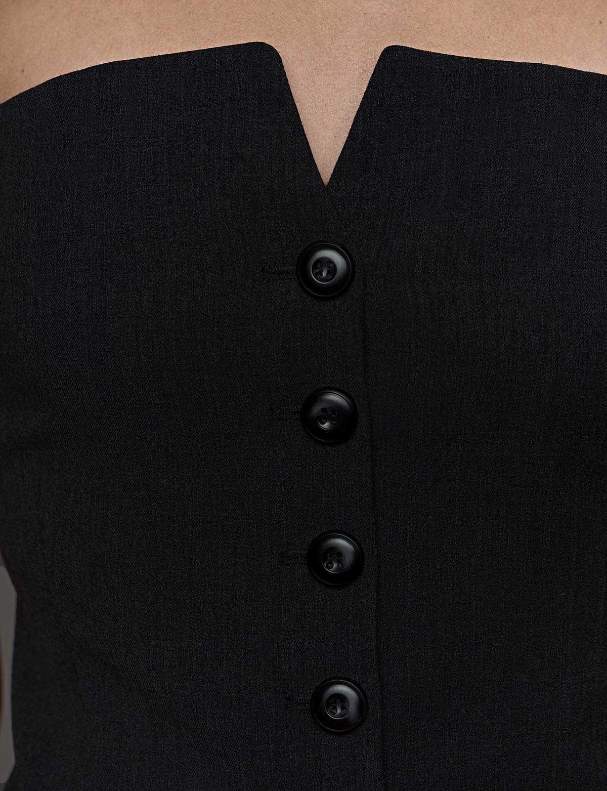 Strapless Button Top-PREORDER