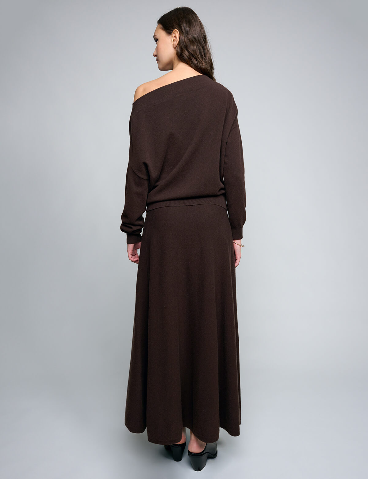 Chocolate Knit Maxi Skirt S Chocolate Knit Maxi Skirt S