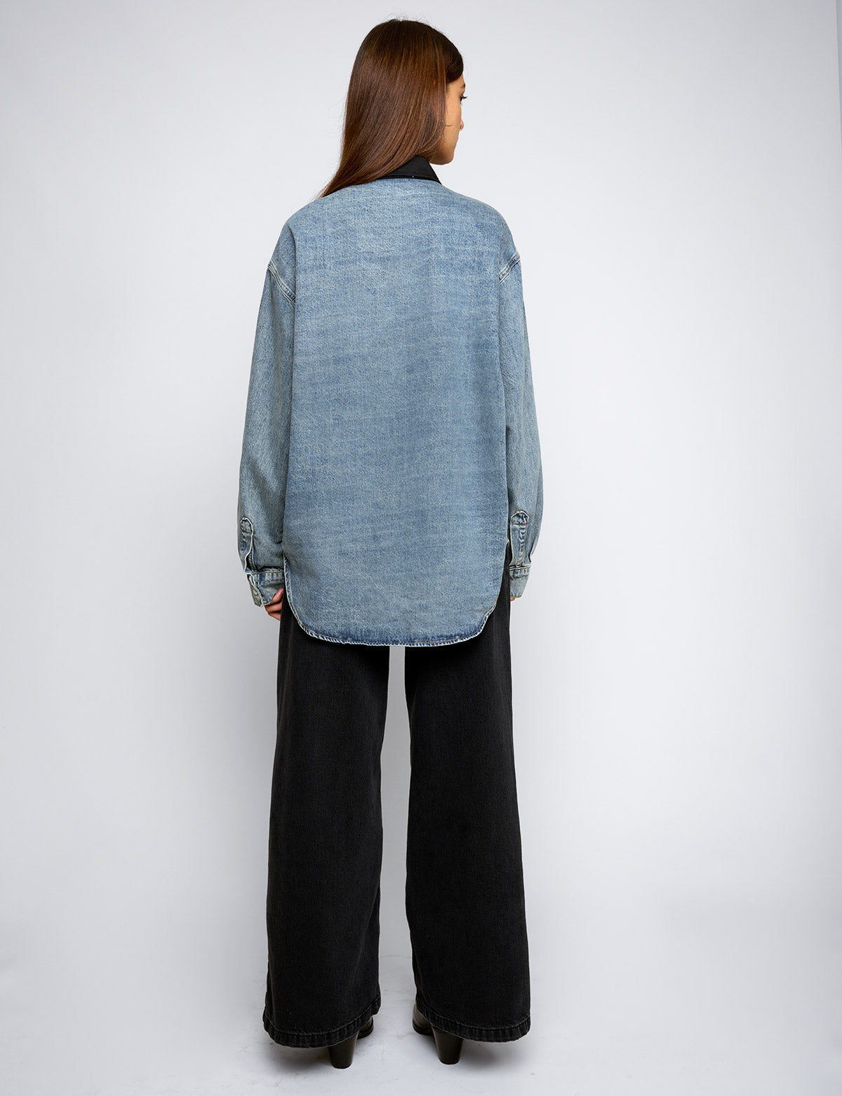 Two Tone Denim Shirt -BESTSELLER