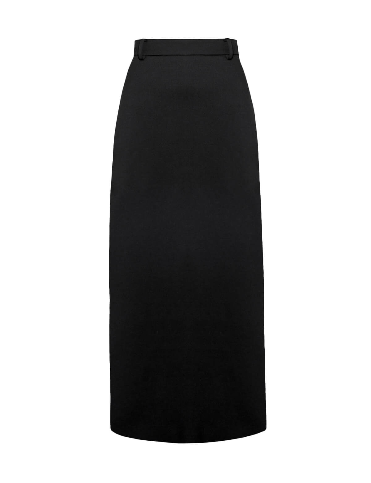 Nia Black Maxi Skirt-BESTSELLER