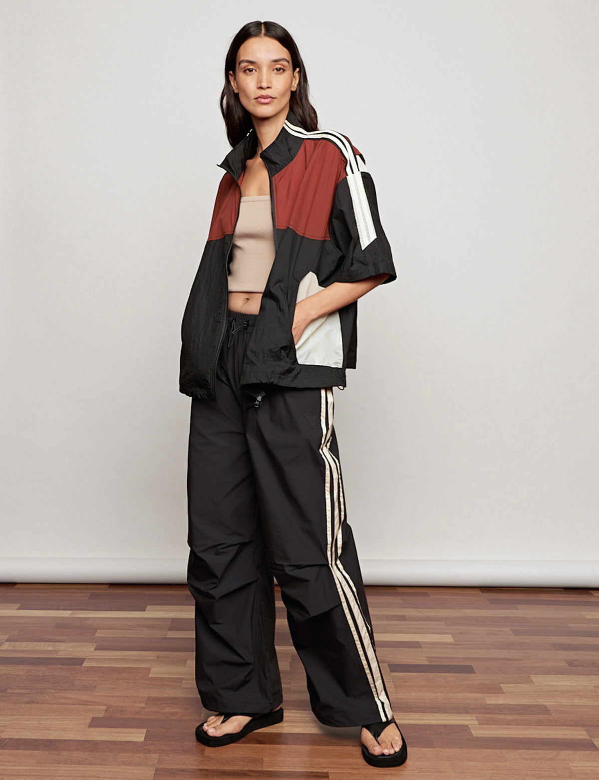 Color-Block Track Jacket