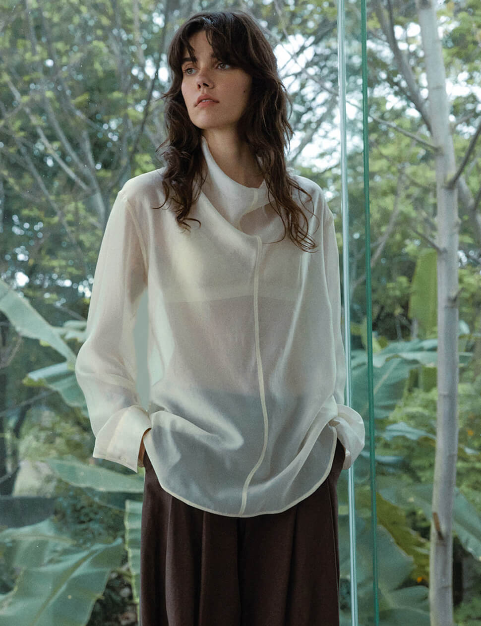 Sand Sheer Shirt-PREORDER