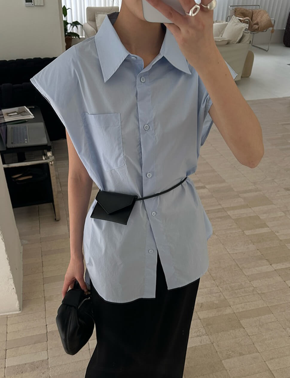 Blue Padded Shirt -PREORDER