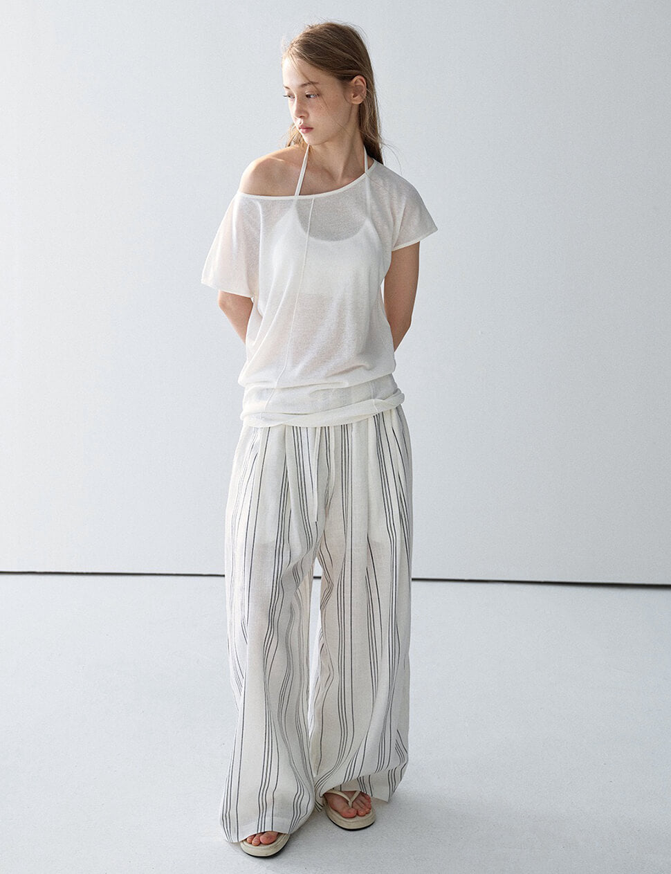Striped Loose Pants -PREORDER