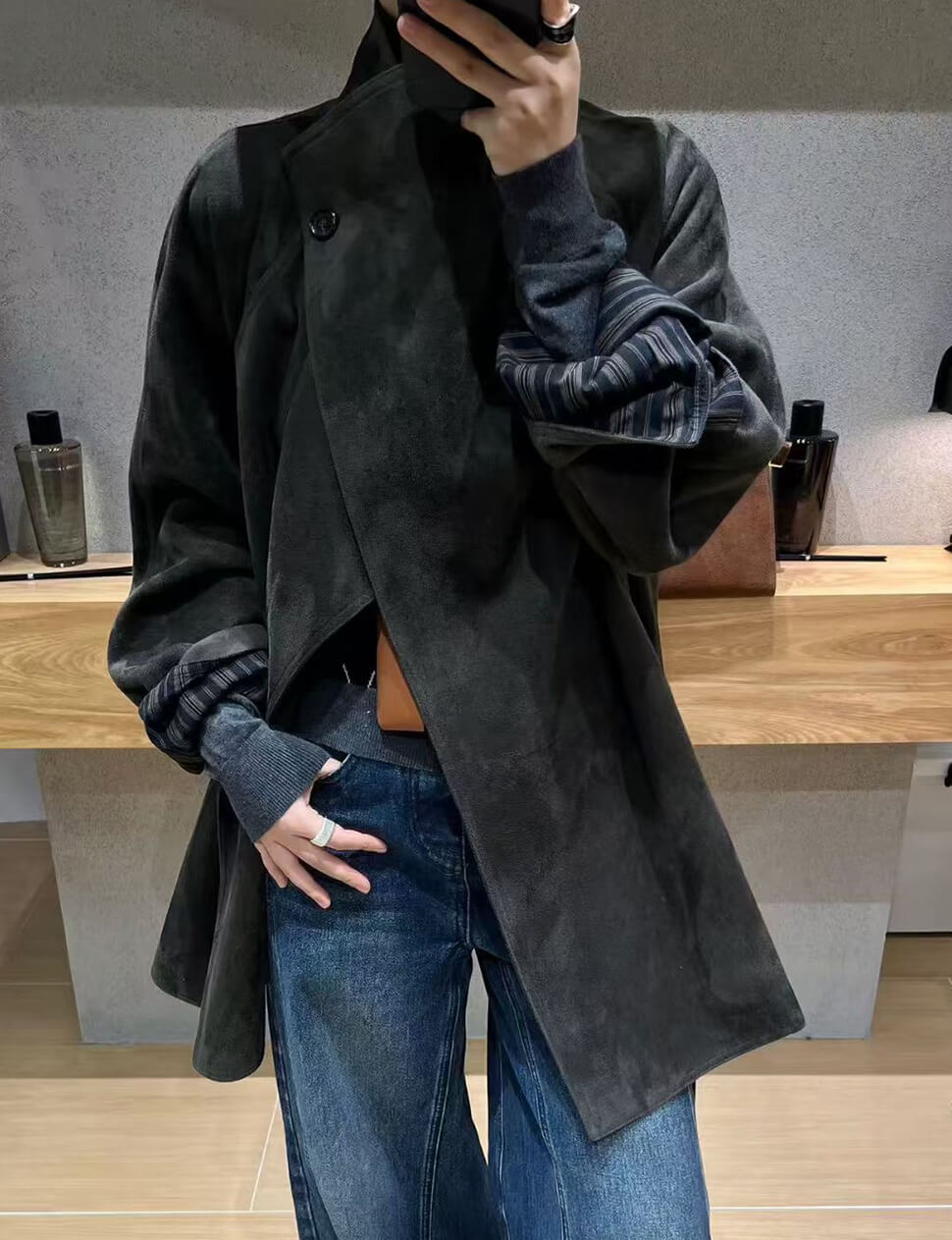 Suede Belted Jacket-PREORDER