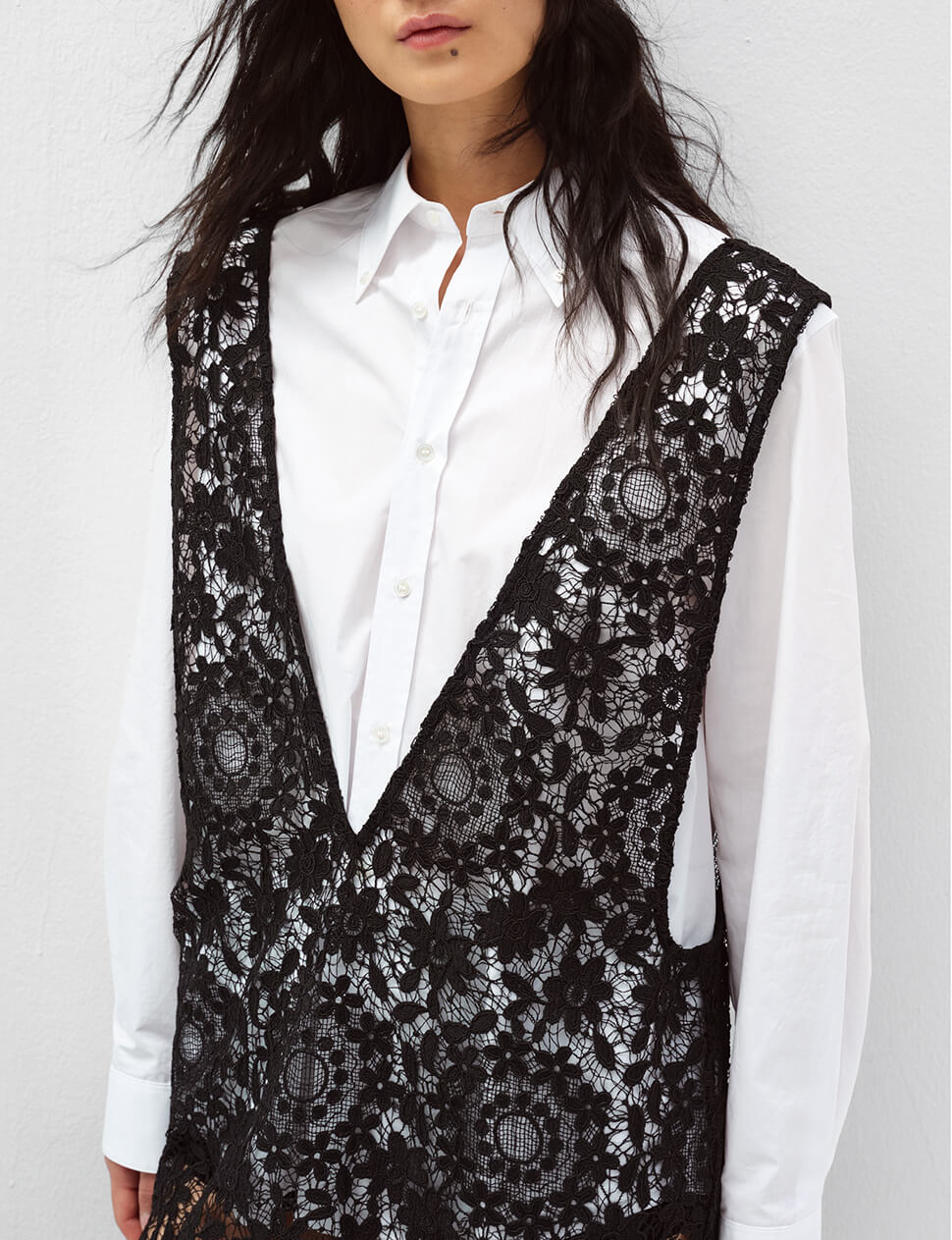 Black Floral Lace Tank Dress-PREORDER