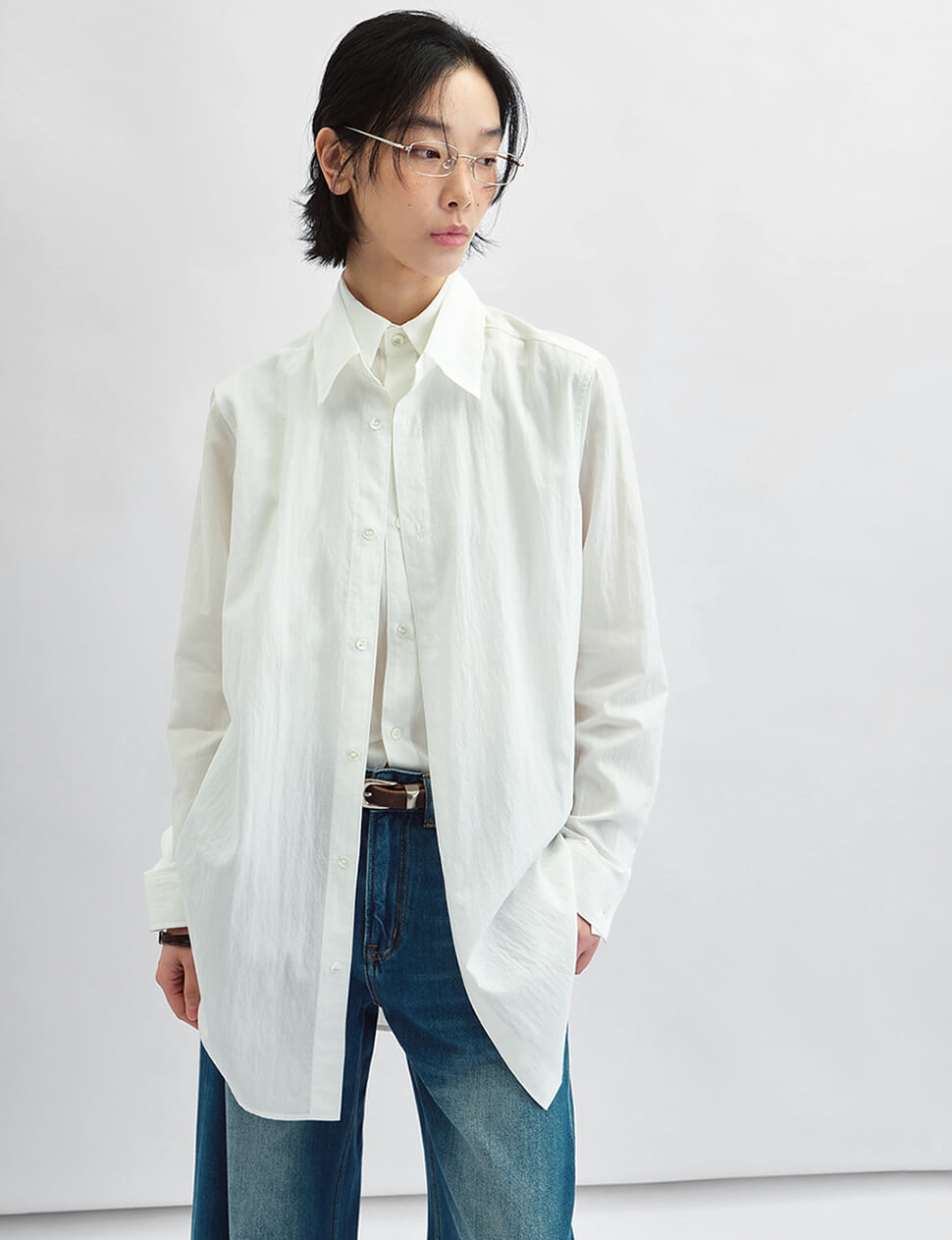 Double Layered Long Shirt-PREORDER