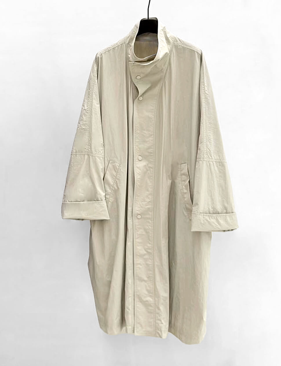 Stone Oversized Longline Shirt Coat-PREORDER