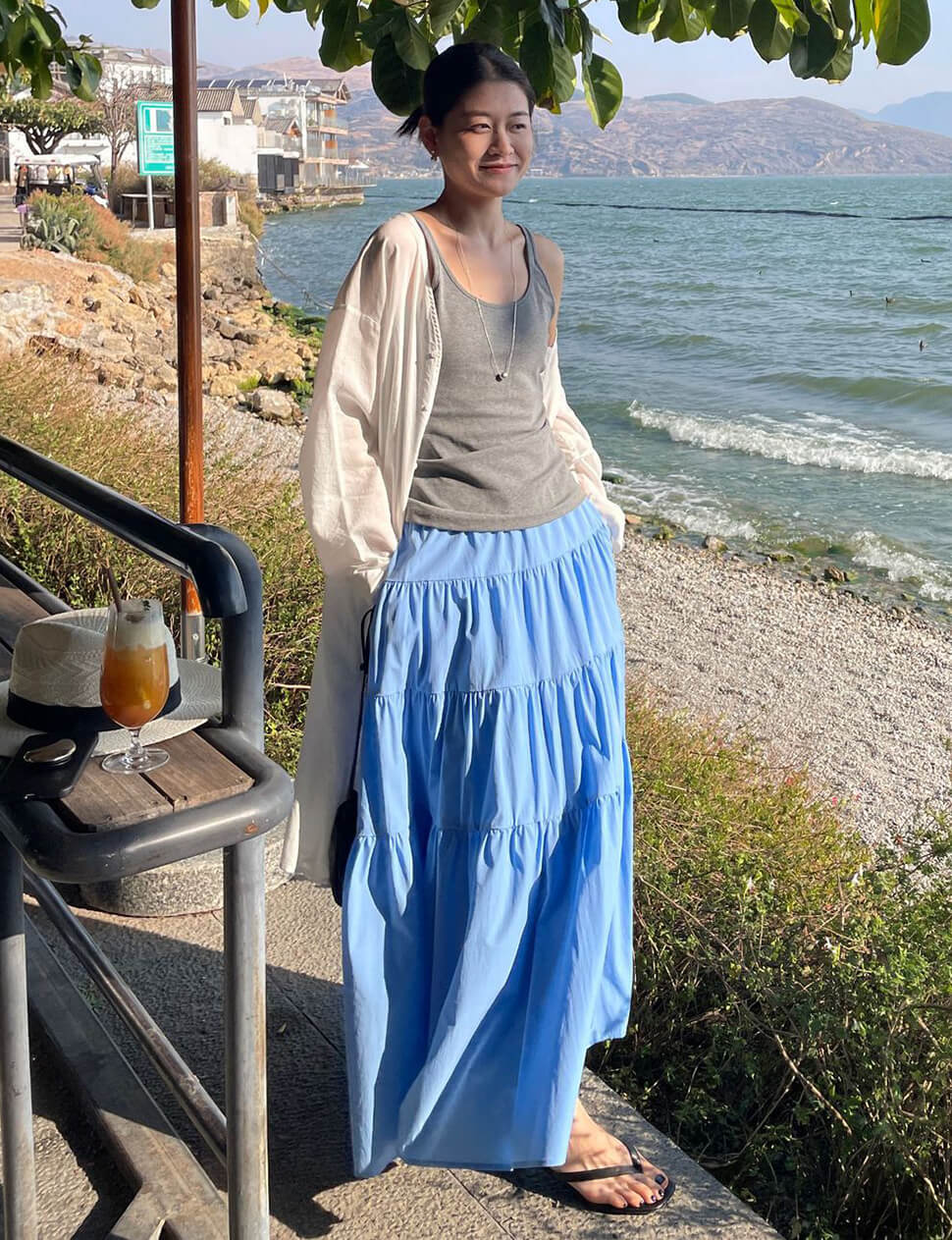 Blue Tier Skirt