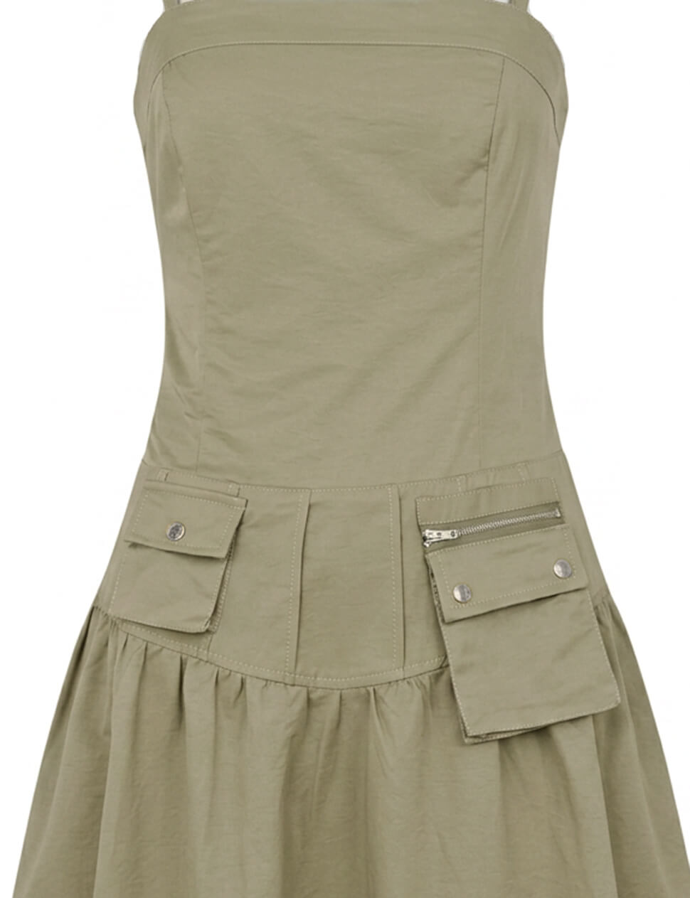 khaki drop waist dress Tan Embroidered Drop Waist Dress - Maxi Dresses