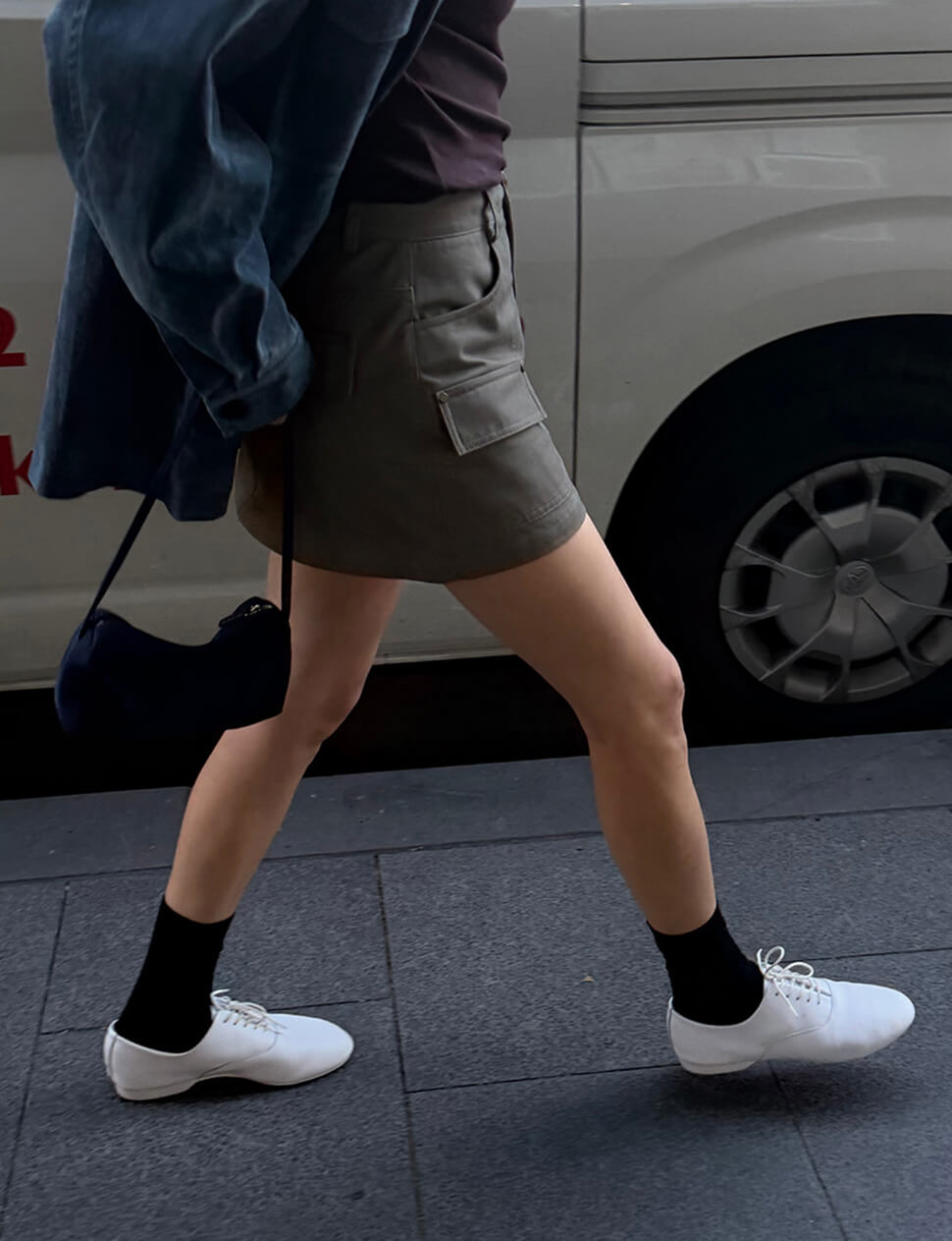Cargo Pocket Mini Skirt-PREORDER