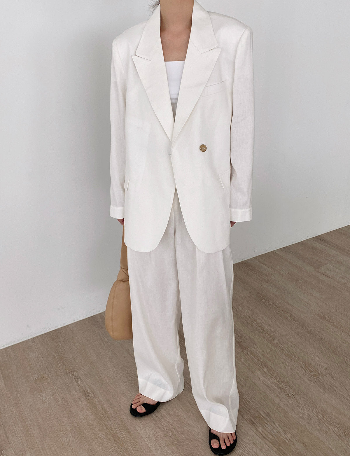 White Linen Blazer1