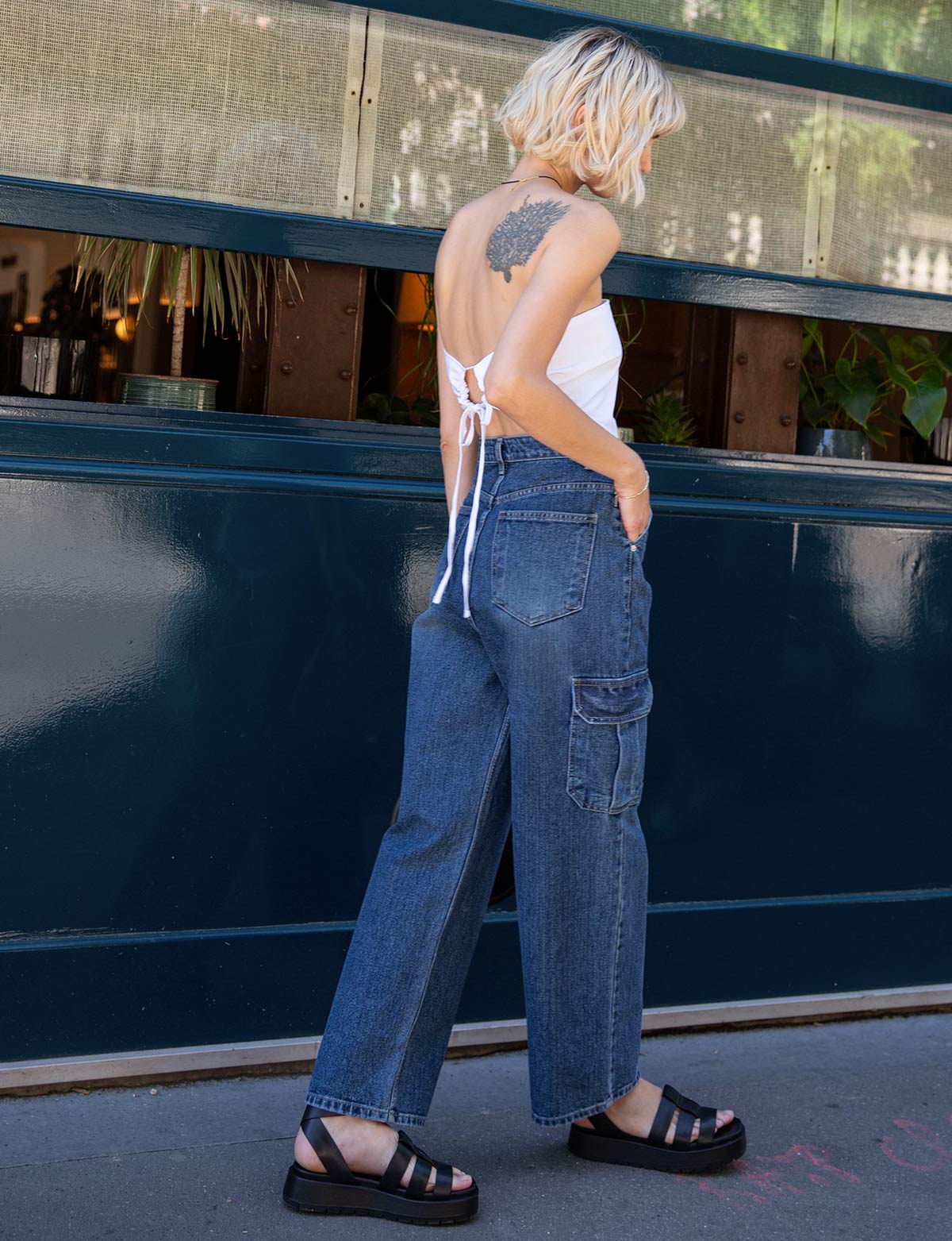 Suna Cargo Pocket Jeans-BESTSELLER